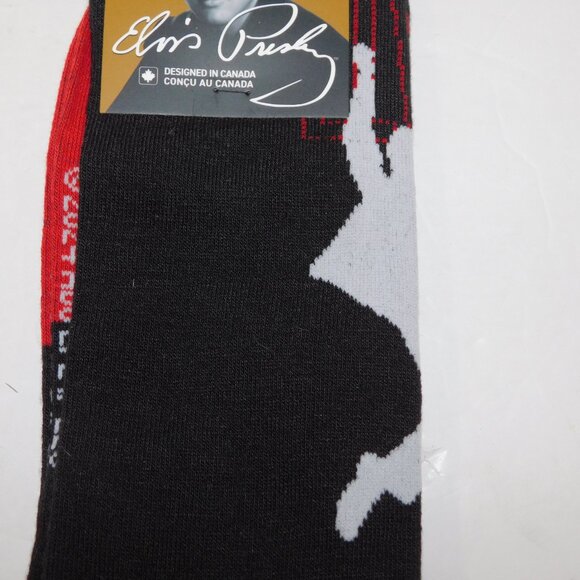 2 Different pairs of ELVIS Crew Socks Mens Size 7- 12 NEW - Picture 4 of 6